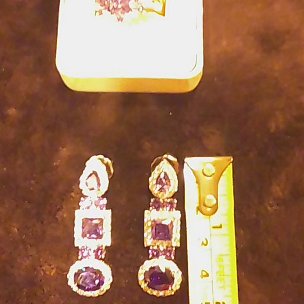 New Amethyst Ring & Earrings Set! - Picture 3 of 5
